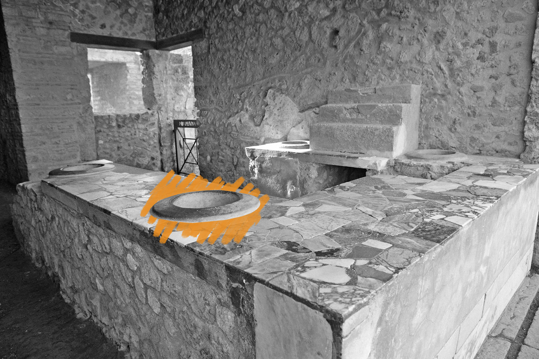 Ancient shop in Pompeii