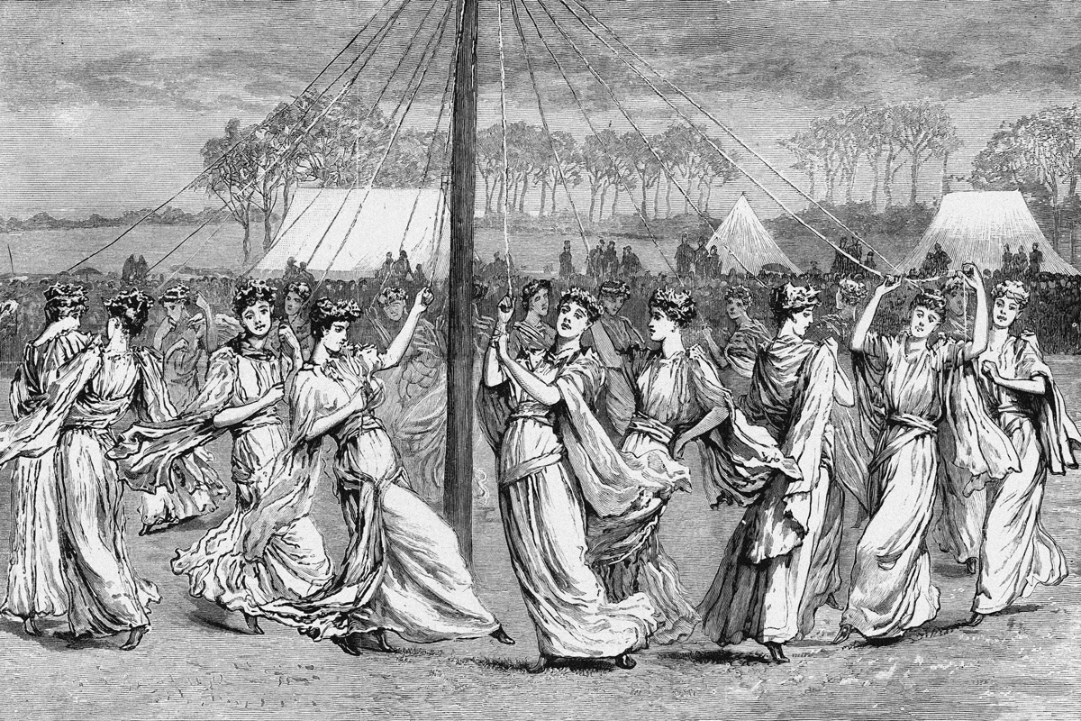 May Day festivities, 1891