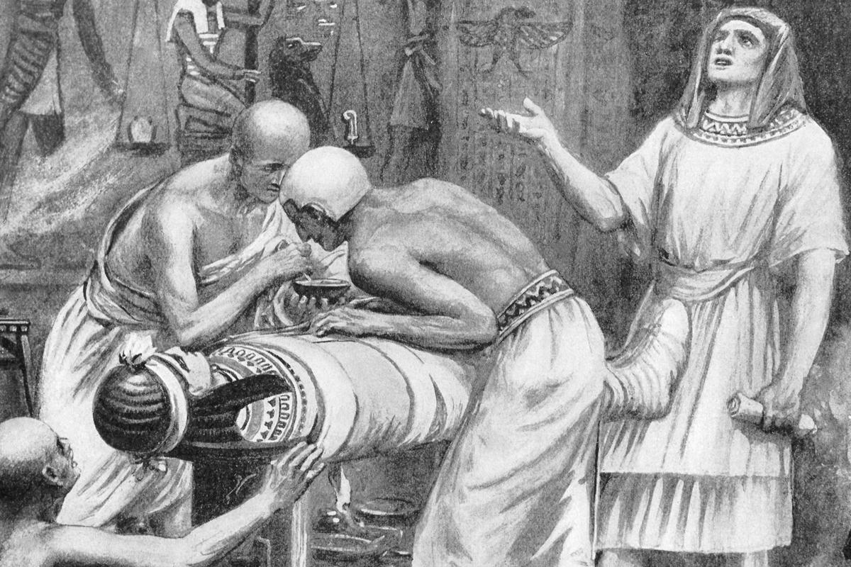 Mummification in Egypt, 19th century