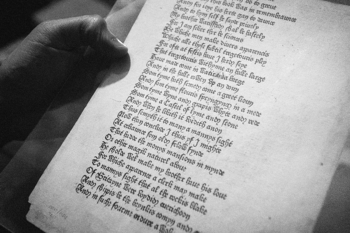 Page from “The Canterbury Tales”