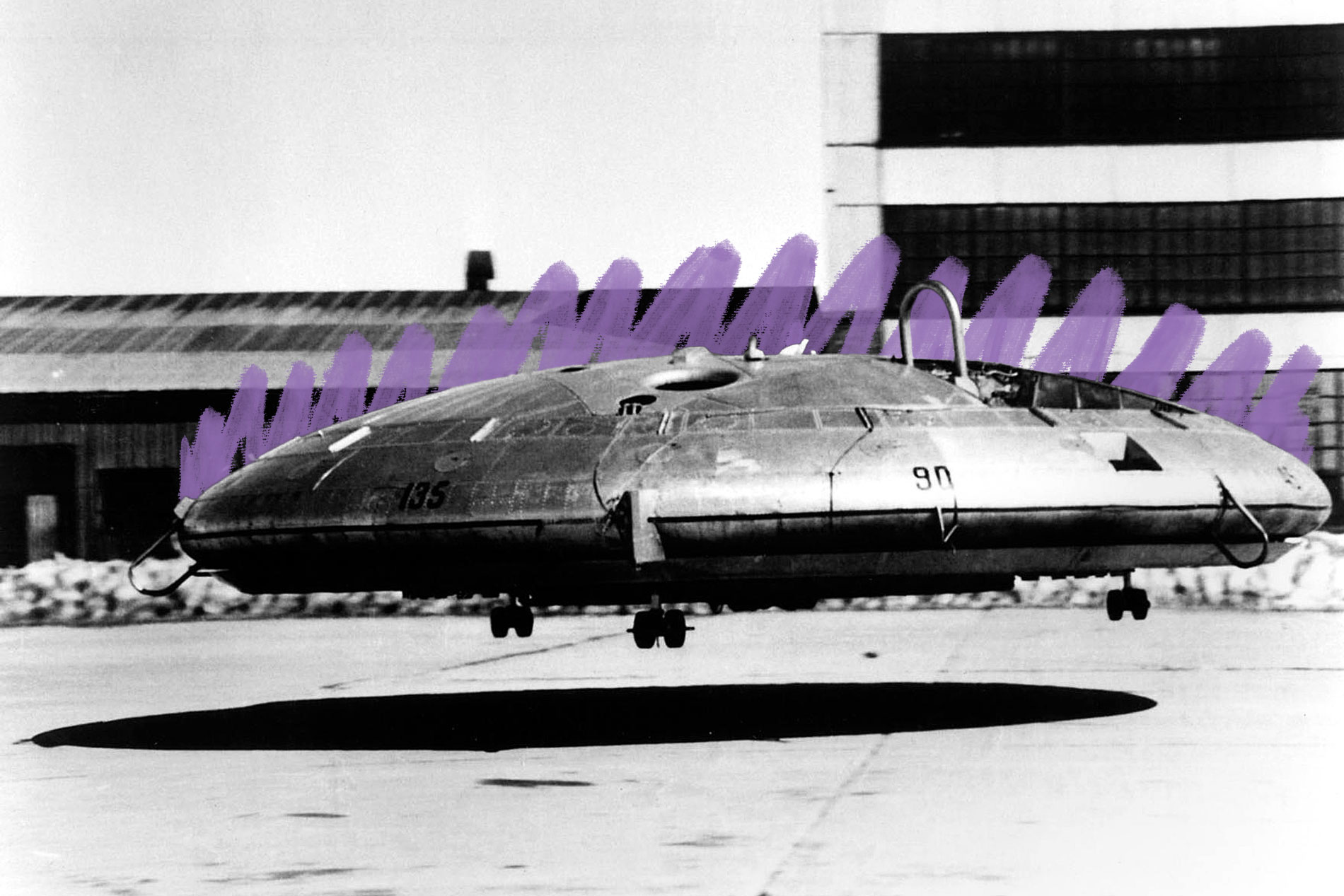 U.S. Air Force photo of the Avrocar