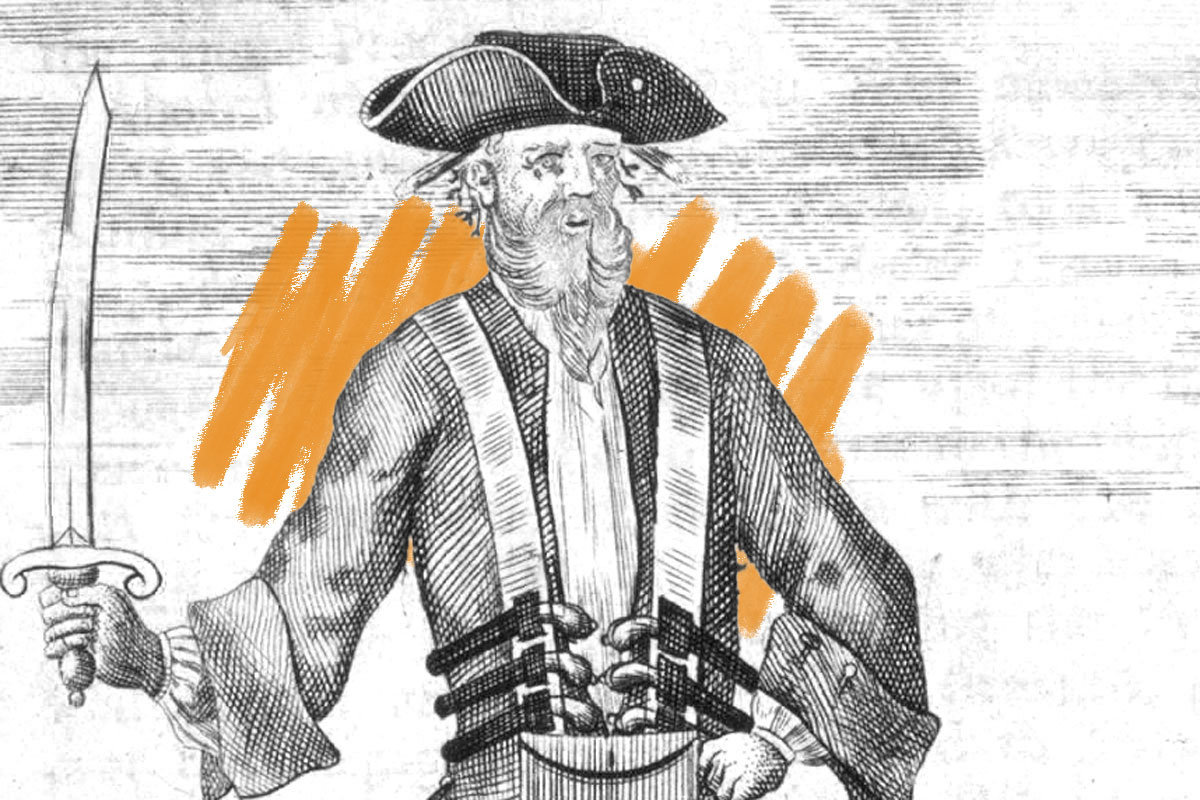 Illustration of Blackbeard