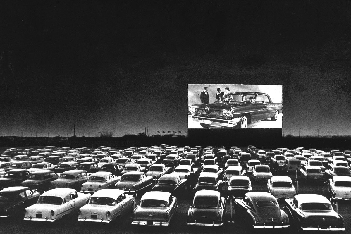 1950s drive-in theater