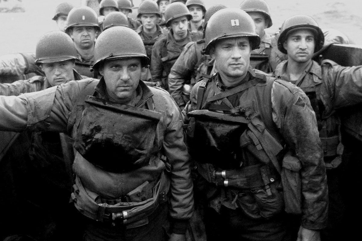Scene from “Saving Private Ryan”