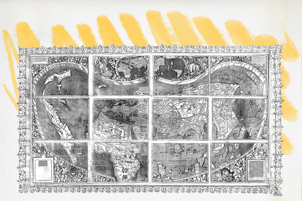 Waldseemüller map, 1507
