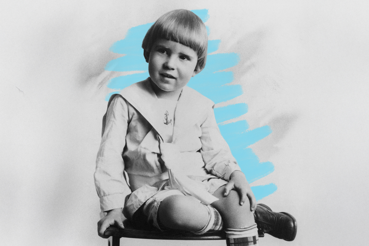 Richard Nixon as a child