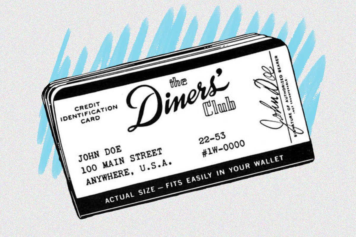 1957 Diners' Club card