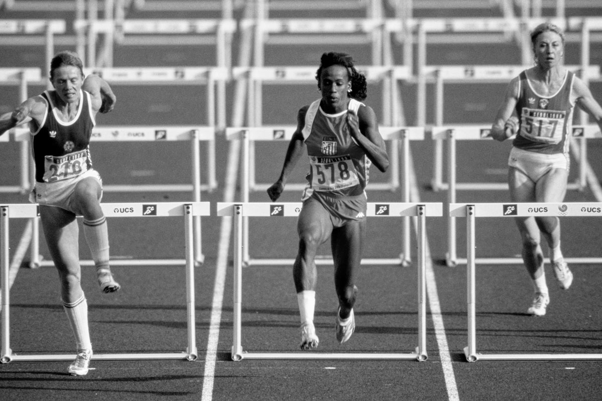 Jackie Joyner-Kersee hurdles, 1988