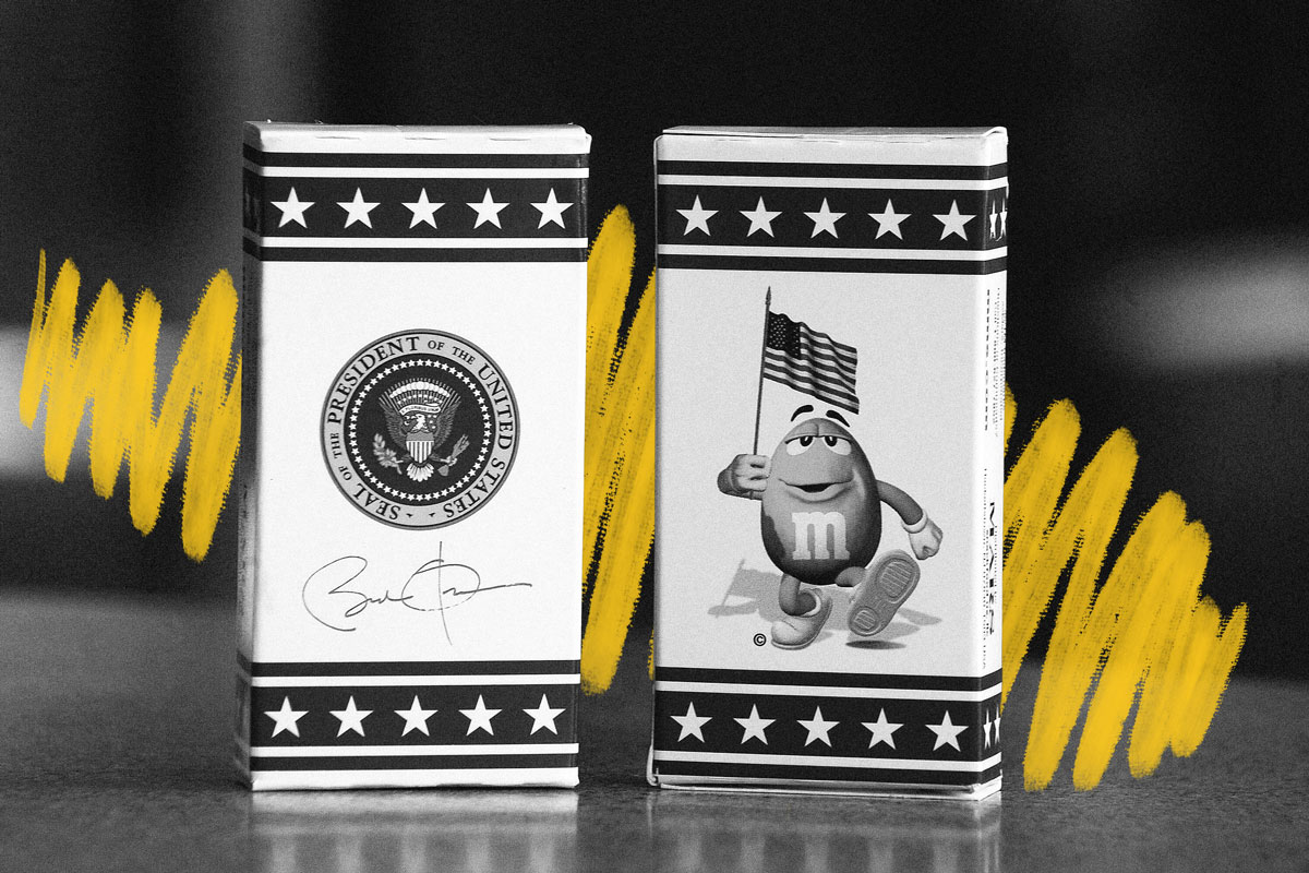 Presidential M&M's on Air Force One